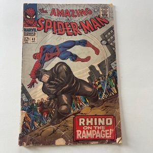 The Amazing Spider-Man issue 43 1st full appearance of Mary Jane Watson 1966